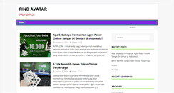 Desktop Screenshot of findavatar.com
